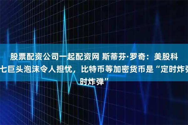 股票配资公司一起配资网 斯蒂芬·罗奇：美股科技七巨头泡沫令人担忧，比特币等加密货币是“定时炸弹”